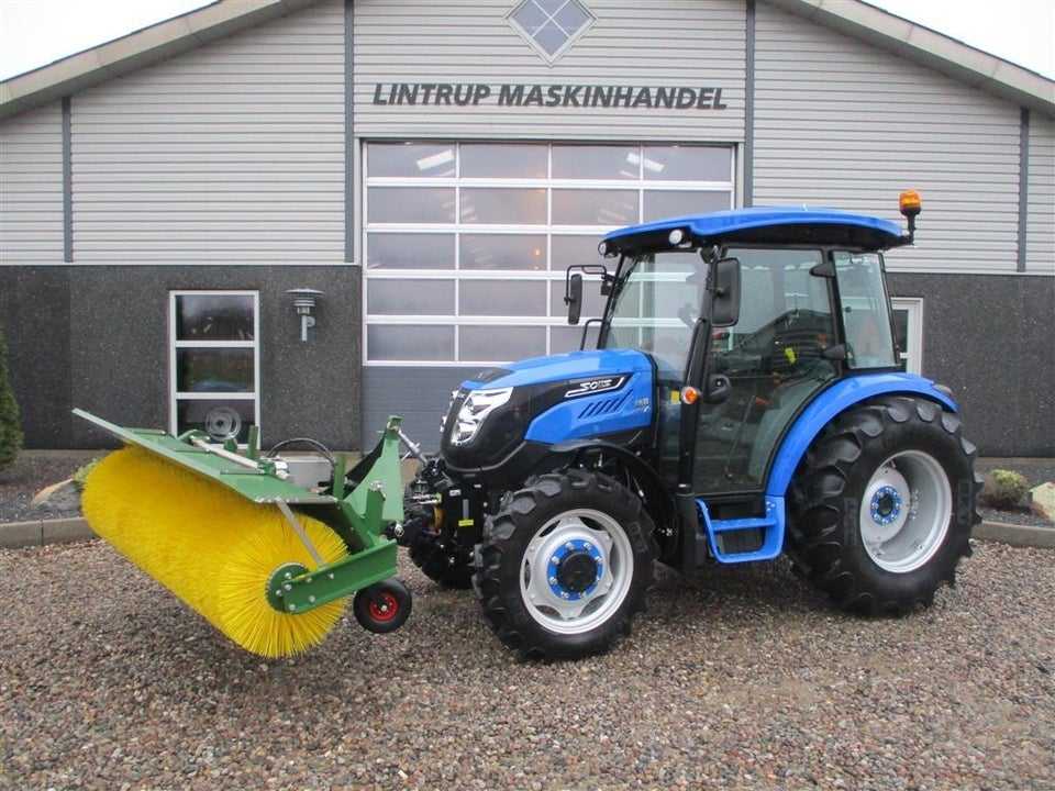 60 Med frontlift, frontPTO og Thyregod kost Solis